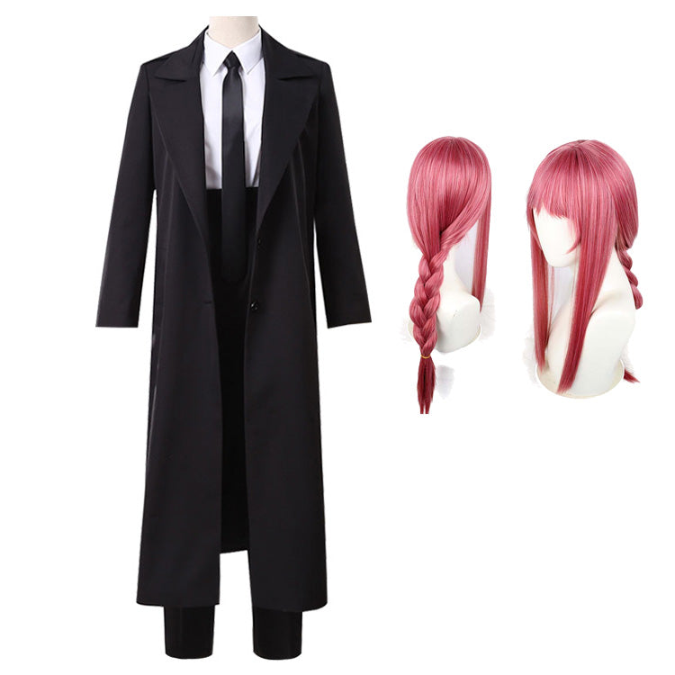 Makima Cosplay Uniform With Cloak Halloween Cosplay Costume Outfit