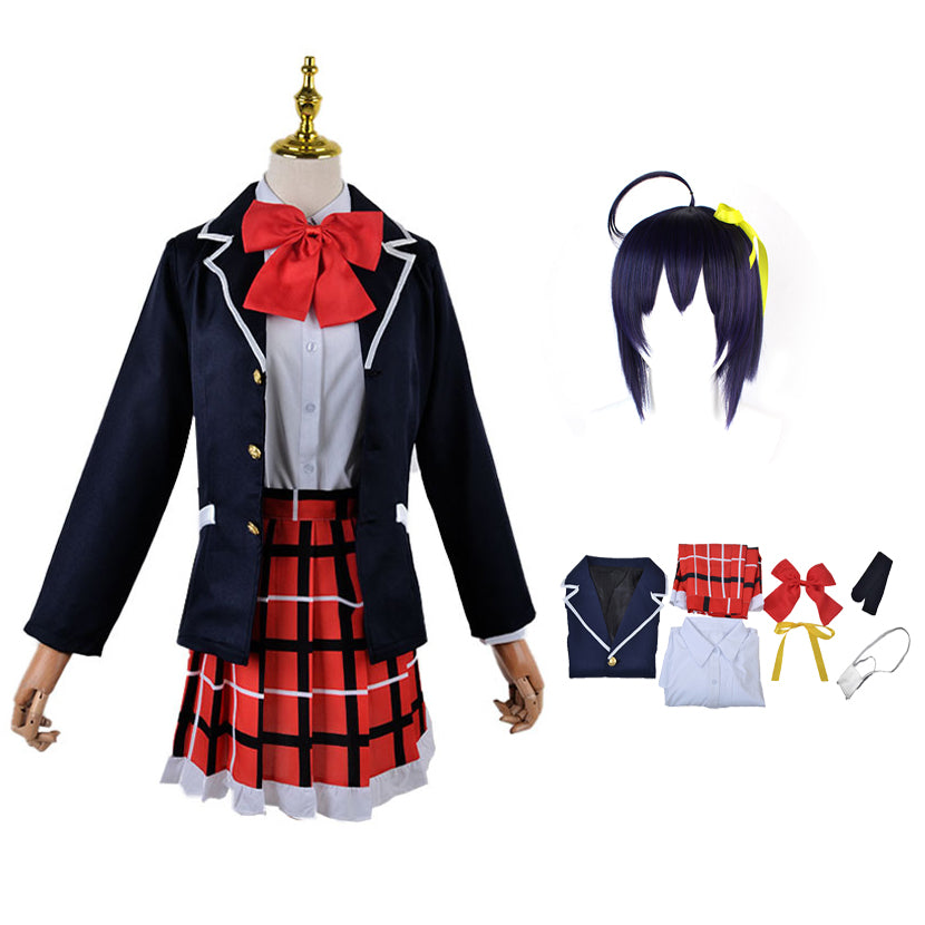 Love, Chunibyo & Other Delusions Takanashi Rikka Costume With Wigs Full Set Halloween Costume