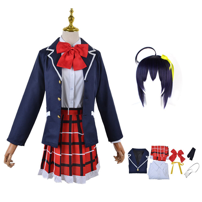 Love, Chunibyo & Other Delusions Takanashi Rikka Costume With Wigs Full Set Halloween Costume