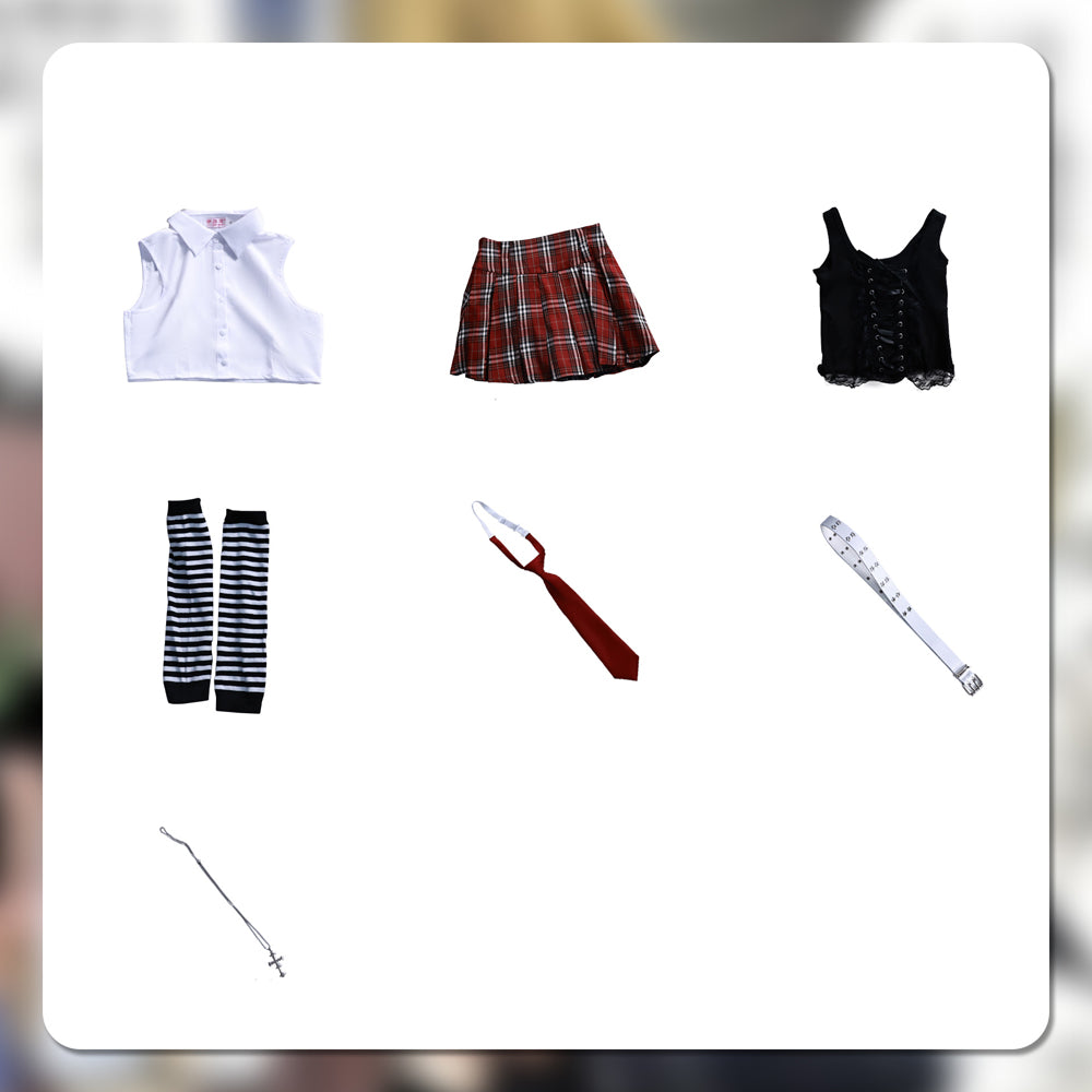 DN Misa Amane JK Uniform Dress Costume Halloween Girls Women Costume Outfit