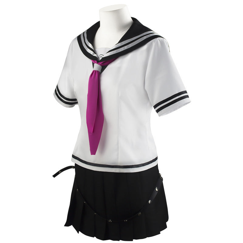Danganronpa 2: Goodbye Despair Ibuki Mioda Whole Set Costume Uniform With Wigs and Costume Shoes Halloween Party Outfit