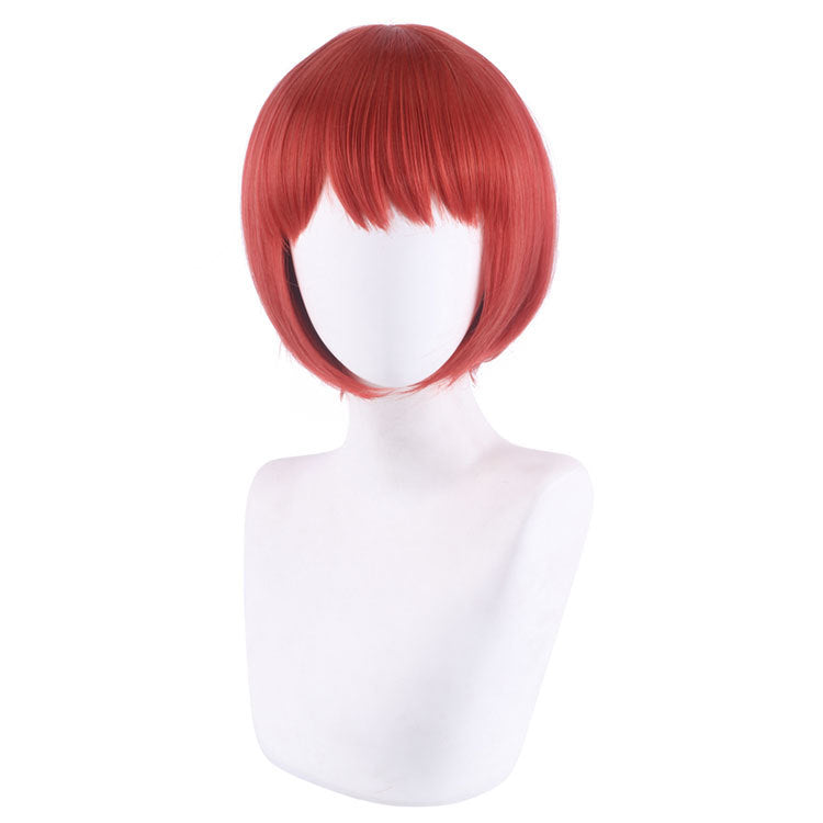 Danganronpa 2: Goodbye Despair Mahiru Koizumi Cosplay Wigs Short Red Wigs