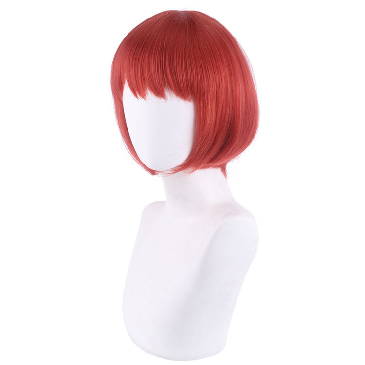 Danganronpa 2: Goodbye Despair Mahiru Koizumi Cosplay Wigs Short Red Wigs