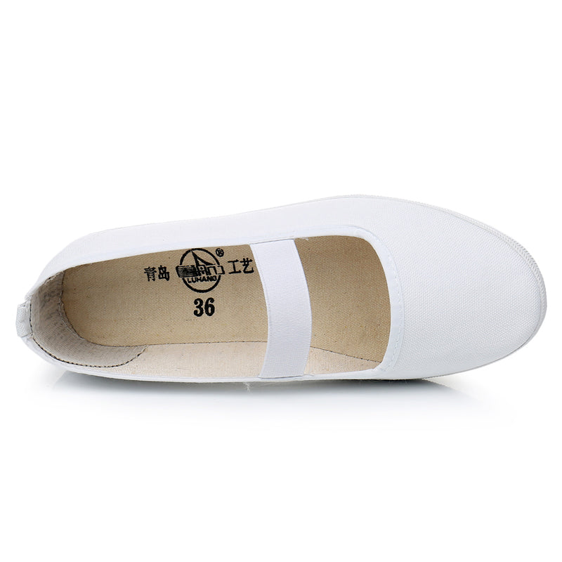 Danganronpa 2: Goodbye Despair Mikan Tsumiki Costume Shoes White Canvas Shoes