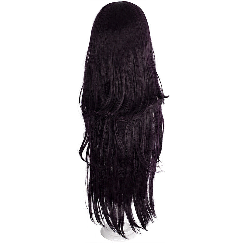 Danganronpa 2: Goodbye Despair Mikan Tsumiki Costume Wigs Black Long Wigs