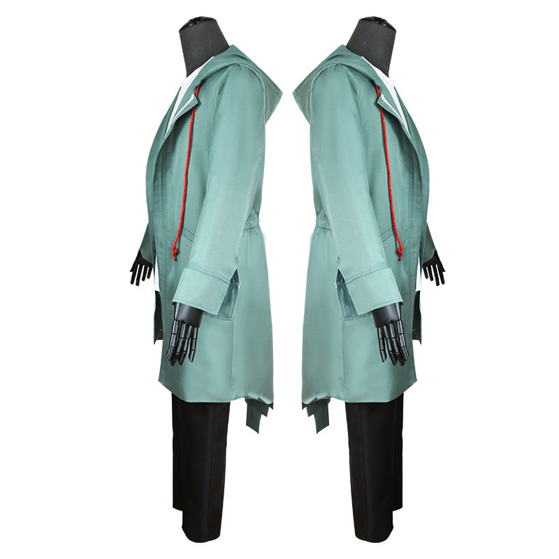 Danganronpa 2: Goodbye Despair Nagito Komaeda FuLL Set Costume With Wigs Halloween Costume Set