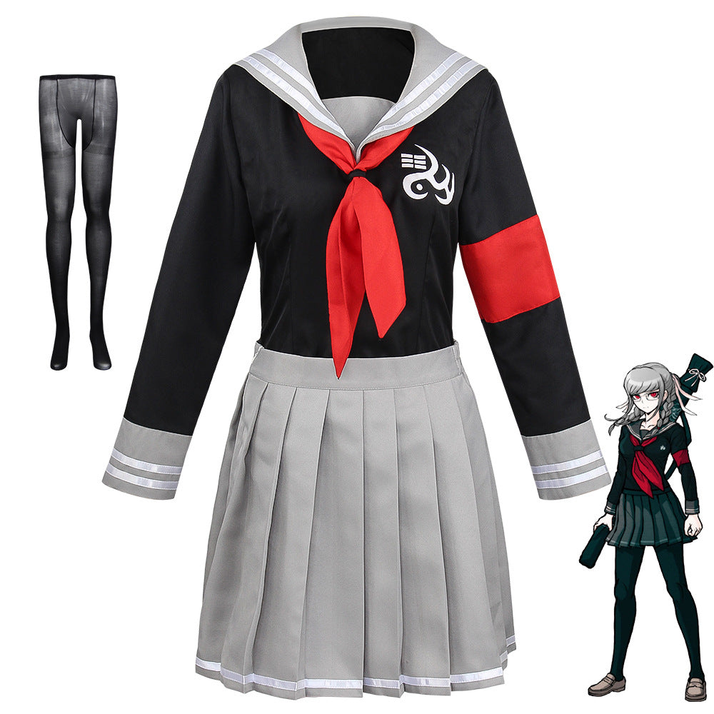 Danganronpa 2: Goodbye Despair Peko Pekoyama Cosplay Uniform Halloween Costume