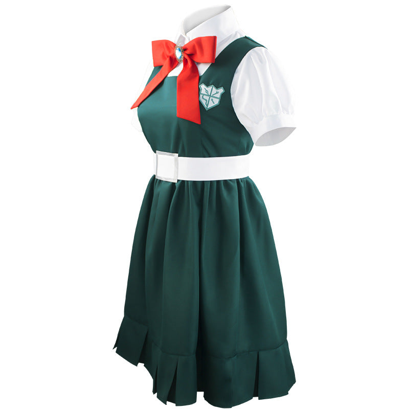 Danganronpa 2: Goodbye Despair Sonia Nevermind Costume Dress+Wigs+Shoes Halloween Party Outfit Set