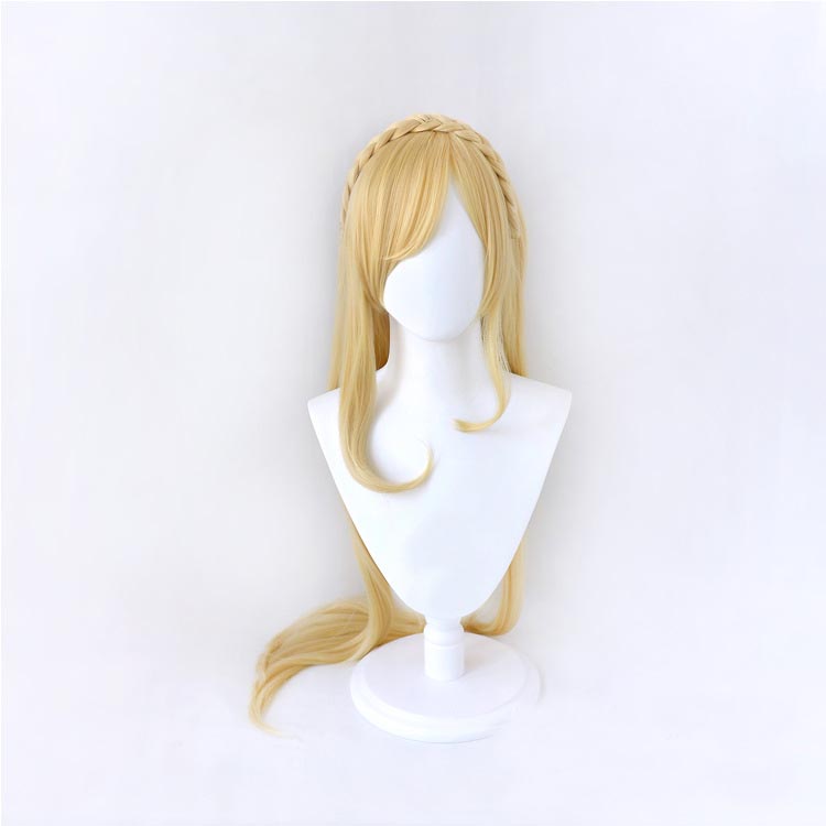 Danganronpa 2: Goodbye Despair Sonia Nevermind Costume Wigs Golden Long Wigs