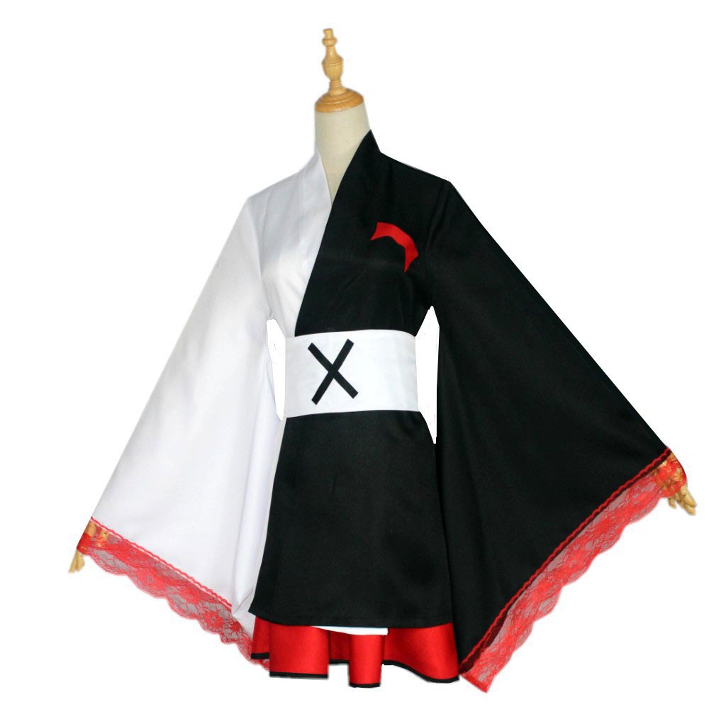 Danganronpa Monokuma Cosplay Costume Kimono Costume Monokuma Female Costume Dress