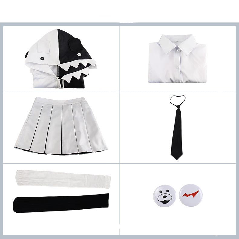 Danganronpa Monokuma Cosplay Costume Suit Halloween Costume Outfit