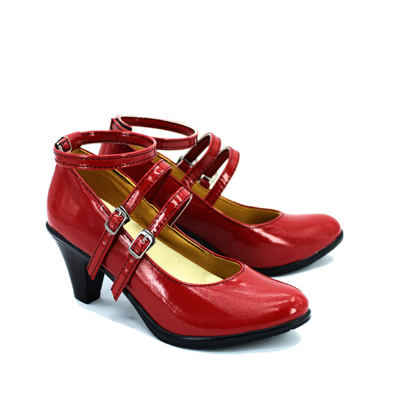 Danganronpa: Trigger Happy Havoc Celestia Ludenberg Cosplay Shoes Red Cosplay Shoes
