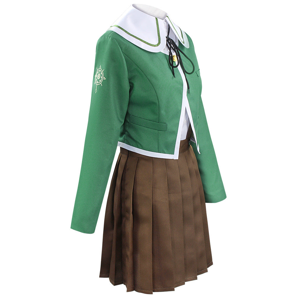 Danganronpa: Trigger Happy Havoc Chihiro Fujisaki Uniform Costume Halloween Cosplay