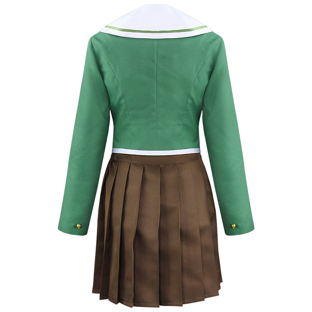 Danganronpa: Trigger Happy Havoc Chihiro Fujisak Costume and Wigs Halloween Carnival Costume Set