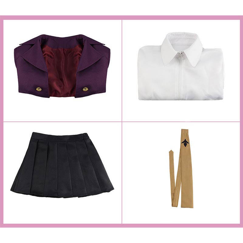Danganronpa: Trigger Happy Havoc Kyoko Kirigiri Cosplay Uniform Costume