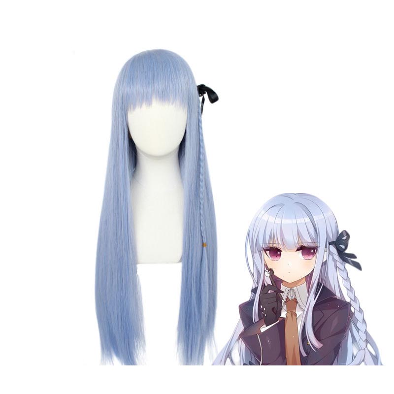 Danganronpa: Trigger Happy Havoc Kyoko Kirigiri Cosplay Wigs Blue Long Wigs