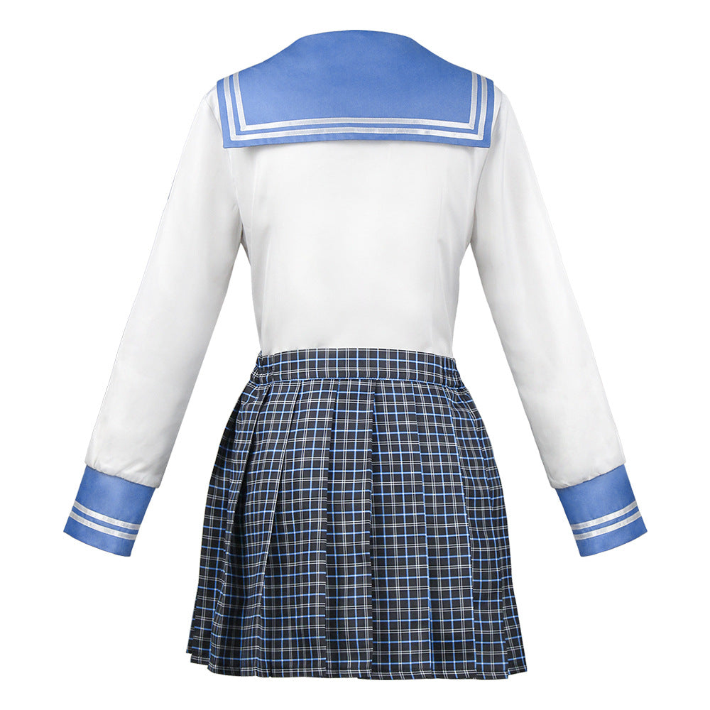 Danganronpa: Trigger Happy Havoc Sayaka Maizono Full Set Uniform Costume With Wigs Set