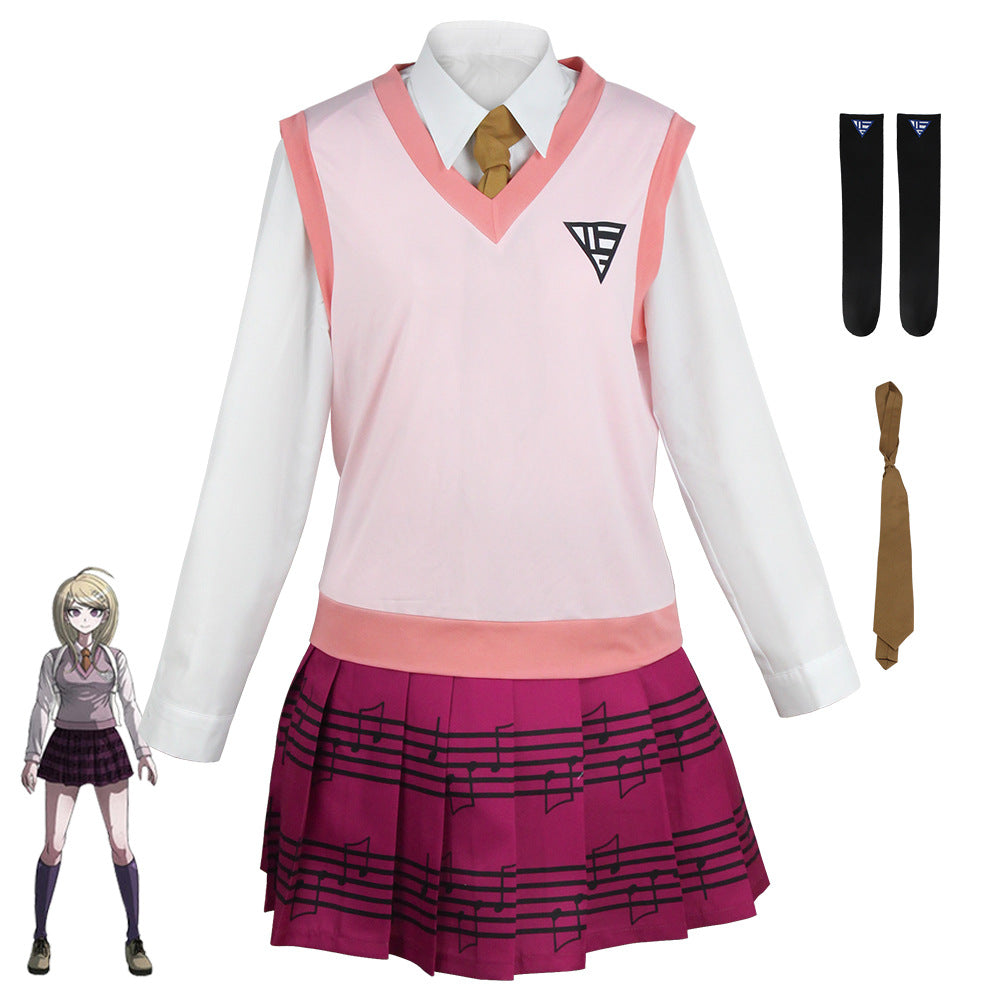 Danganronpa V3: Killing Harmony Akamatsu Kaede Unfirom Costume Halloween Party Costume