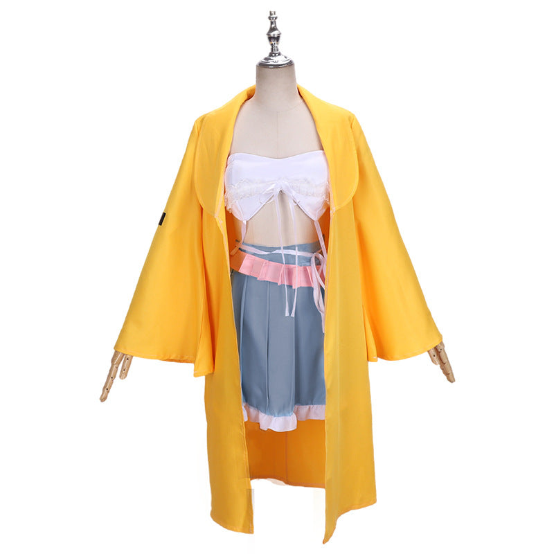 Danganronpa V3: Killing Harmony Angie Yonaga Cosplay Costume With Cloak Halloween Costume