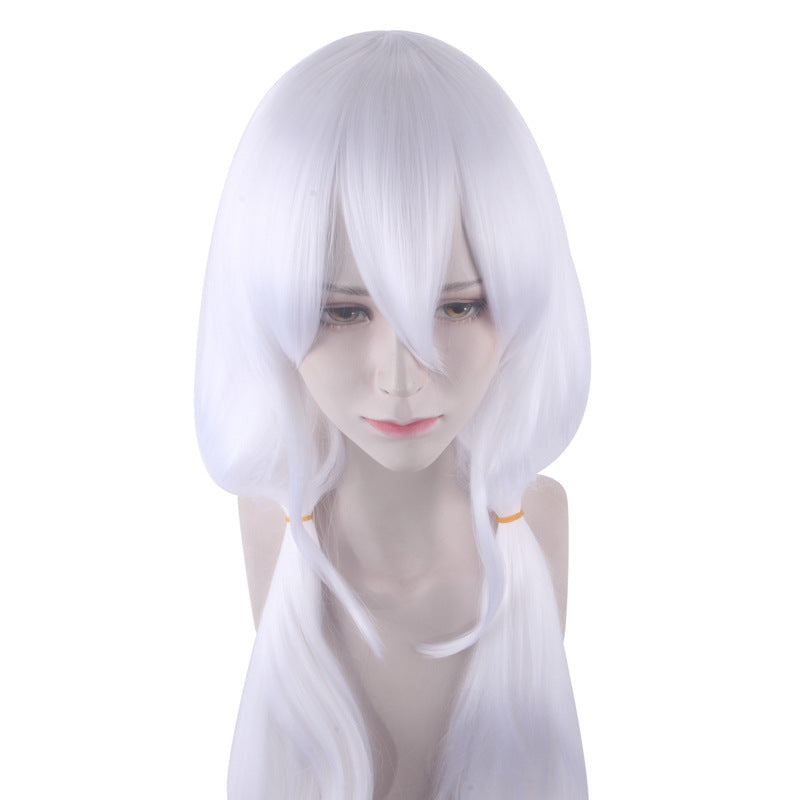 Danganronpa V3: Killing Harmony Angie Yonaga Cosplay Wigs White Long Wigs