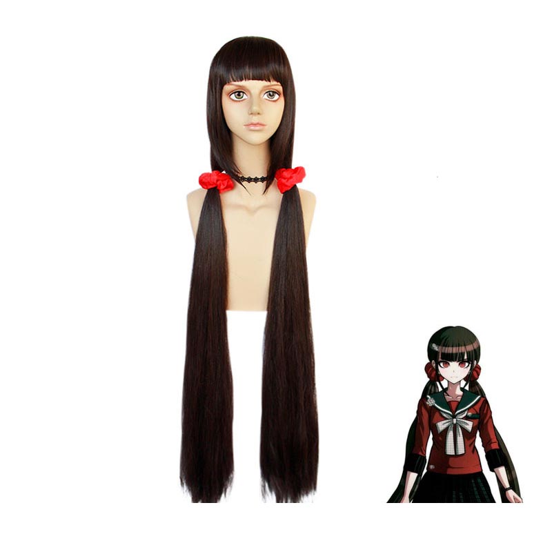 Danganronpa V3: Killing Harmony Harukawa Maki Costume Uniform +Wigs Halloween Costume Set