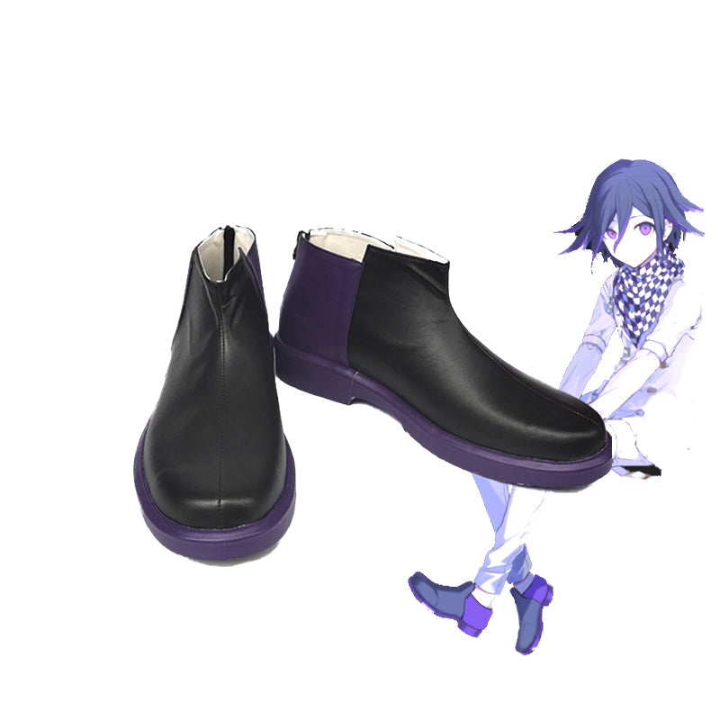 Danganronpa V3: Killing Harmony Kokichi Oma Uniform Costume With Wigs and Shoes Halloween Cosplay Outfit
