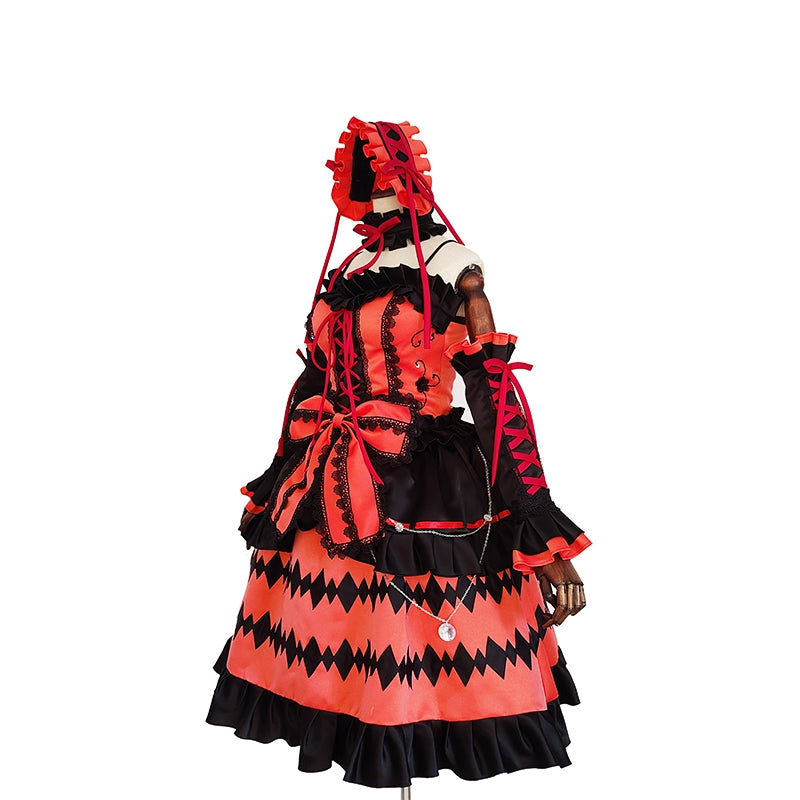 Date A Live Kurumi Tokisaki Spirit Form Cosplay Lolita Dress Costume Deluxe Version