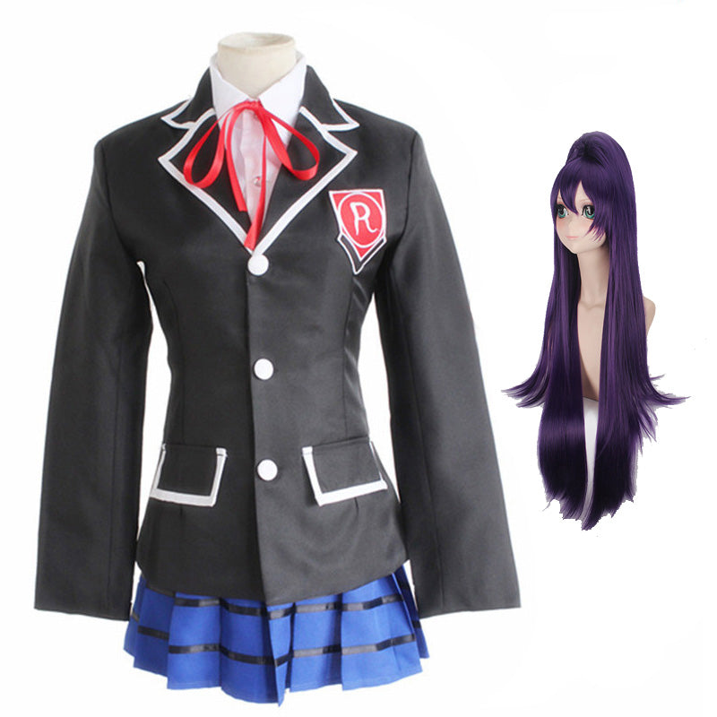 Date A Live Yatogami Tohka Cosplay School Uniform Cosplay Costume With Wigs Set