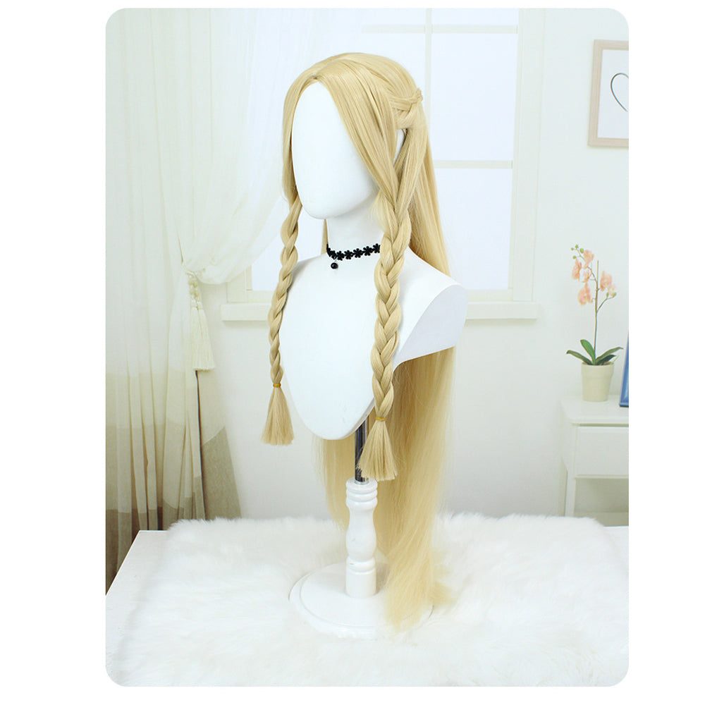 Delicious in Dungeon Marcille Donato Cosplay Wigs Golden Long Wigs