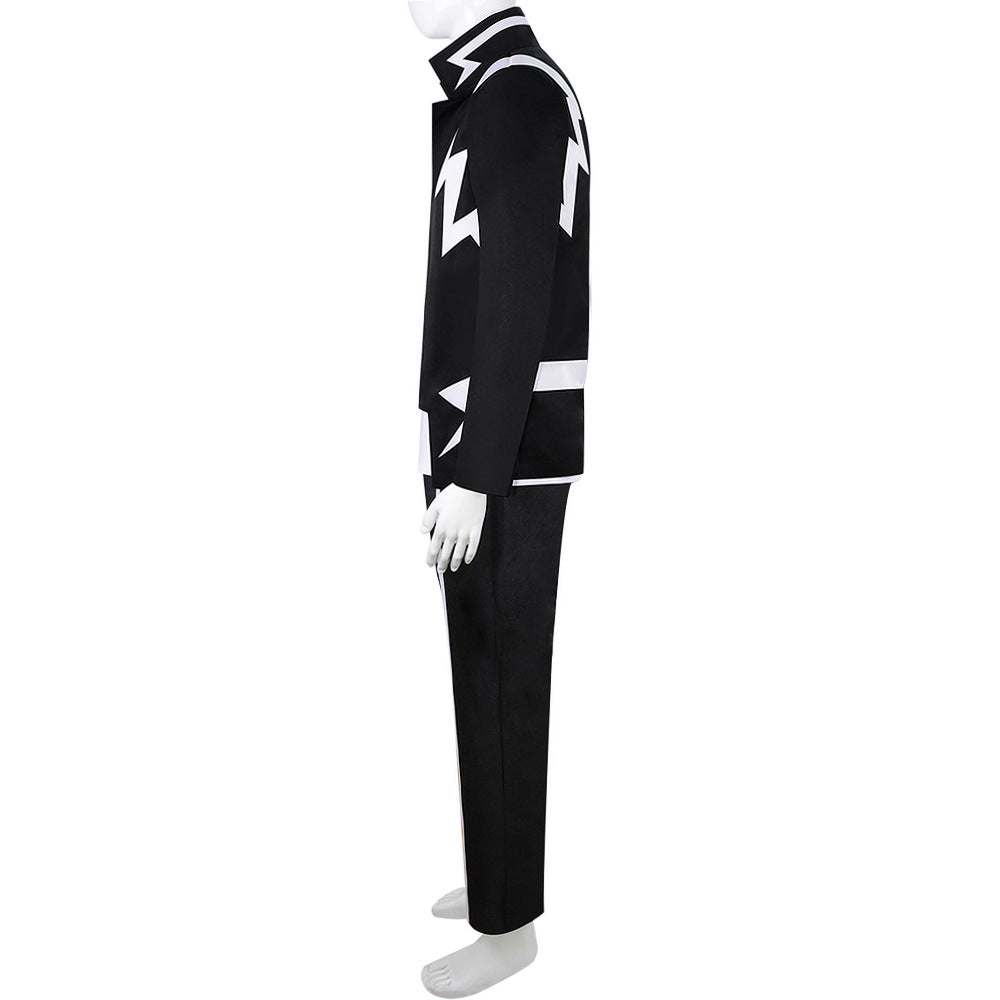 Denki Kaminari Initial Costume Uniform Halloween Carnival Cosplay Outfit