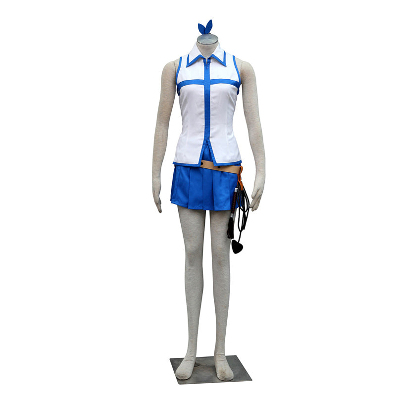 Lucy Heartfilia Cosplay Costume Uniform Full Set Halloween Cosplay Outfit With Props