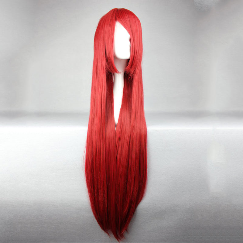 Erza Scarlet Wigs Long Hair Wine Red Cosplay Wigs