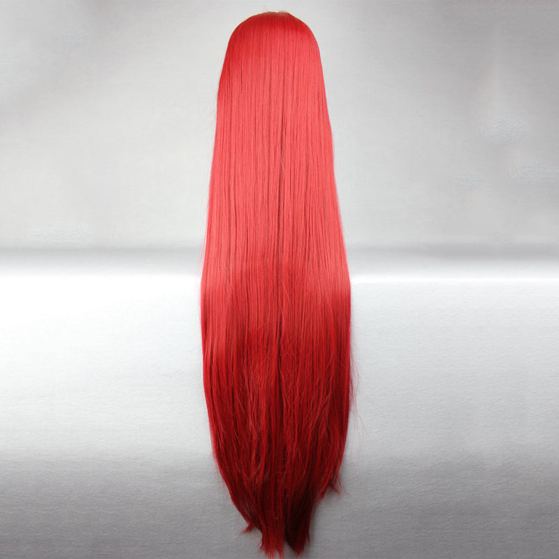 Erza Scarlet Wigs Long Hair Wine Red Cosplay Wigs