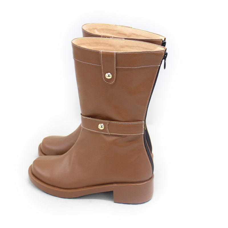 Frieren Cosplay Shoes PU Leather Boots Frieren Beyond Journey's End Costume Accessories Customization Boots