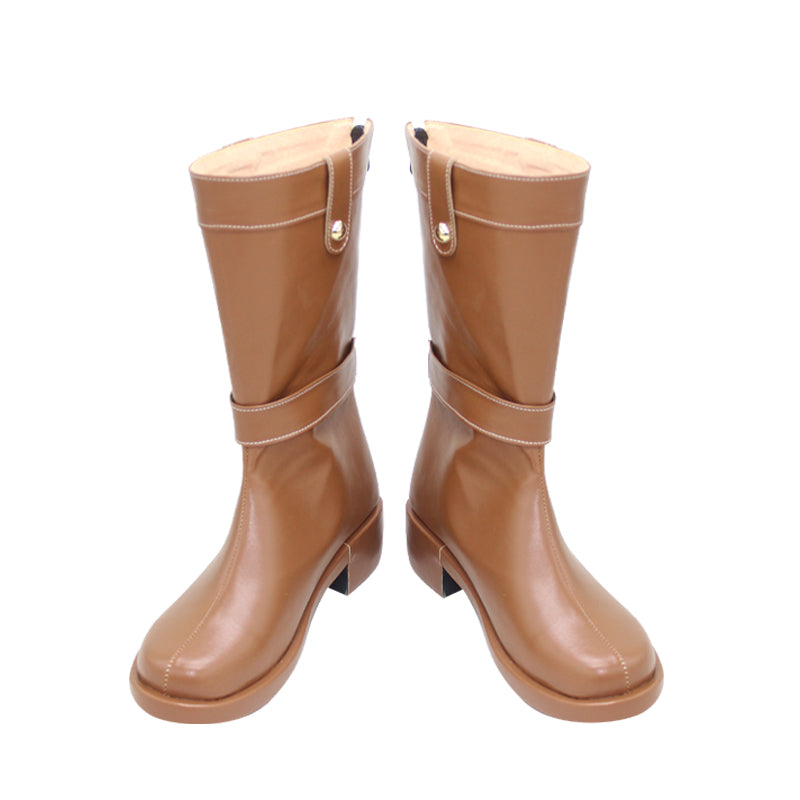 Frieren Cosplay Shoes PU Leather Boots Frieren Beyond Journey's End Costume Accessories Customization Boots