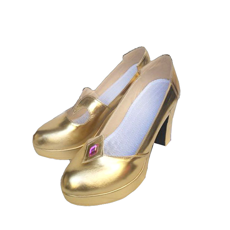 Genshin Impact Astrologist Mona Megistus Cosplay Shoes Accessories