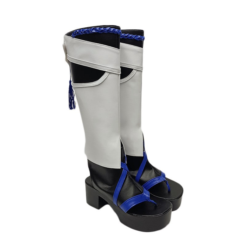 Genshin Impact Balladeer Kunikuzushi Scaramouche Wanderer Cosplay Boots Costume Shoes