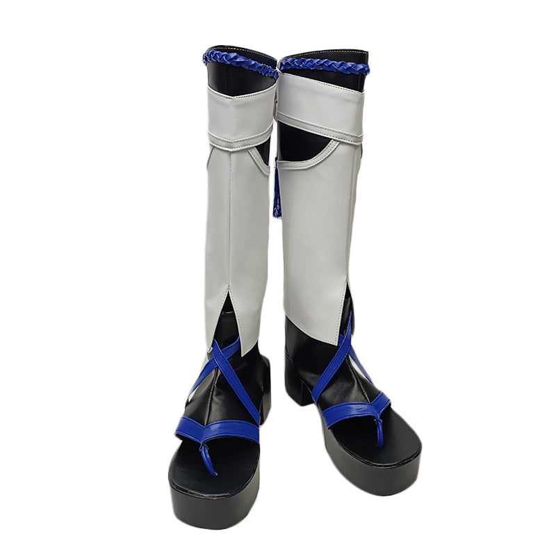 Genshin Impact Wanderer Cosplay Costume Whole Set With Wigs Hat and Boots