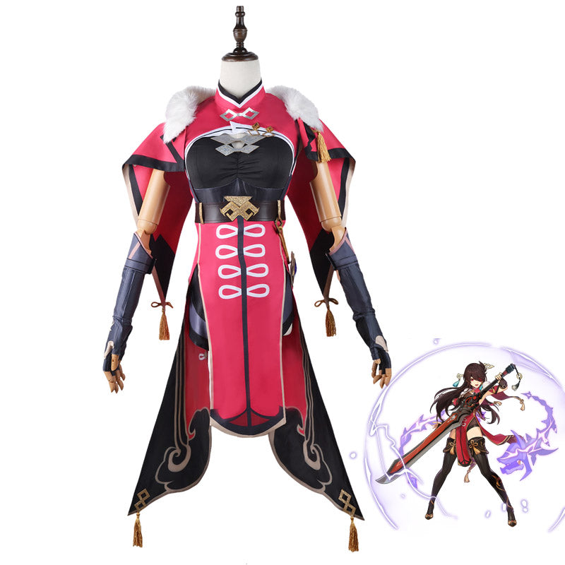 Genshin Impact Beidou Costume Full Set Halloween Carnival Cosplay Costume Outfit Set