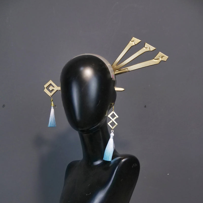 Genshin Impact Beidou Costume Hair Decor Hairpins Props