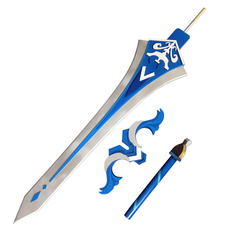 Genshin Impact Chongyun Costume Weapon Claymore Sword Sacrificial Greatsword Cosplay Accessories