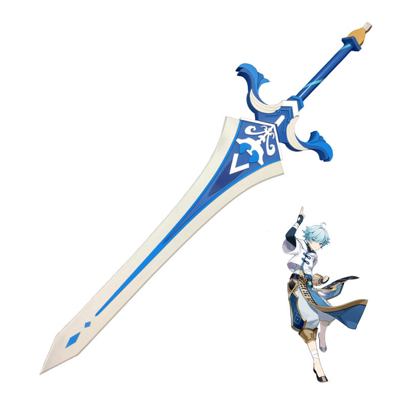 Genshin Impact Chongyun Costume Weapon Claymore Sword Sacrificial Greatsword Cosplay Accessories