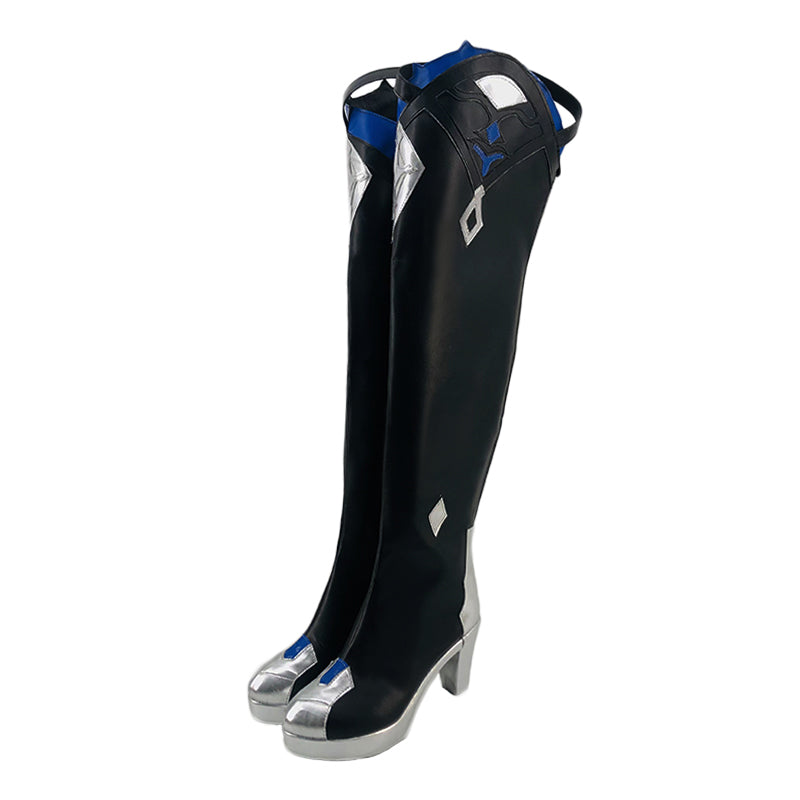 Genshin Impact Cosplay Costume Eula Cosplay Shoes Costume Boots Accessories