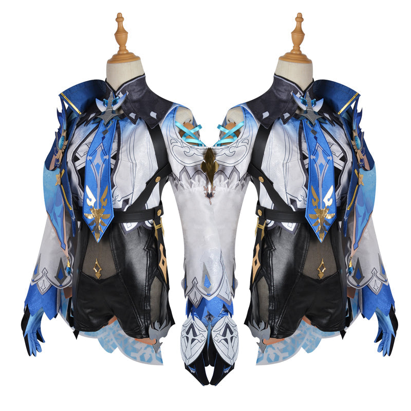 Genshin Impact Cosplay Costume Eula Costume With Headwear Halloween Costume Outfit
