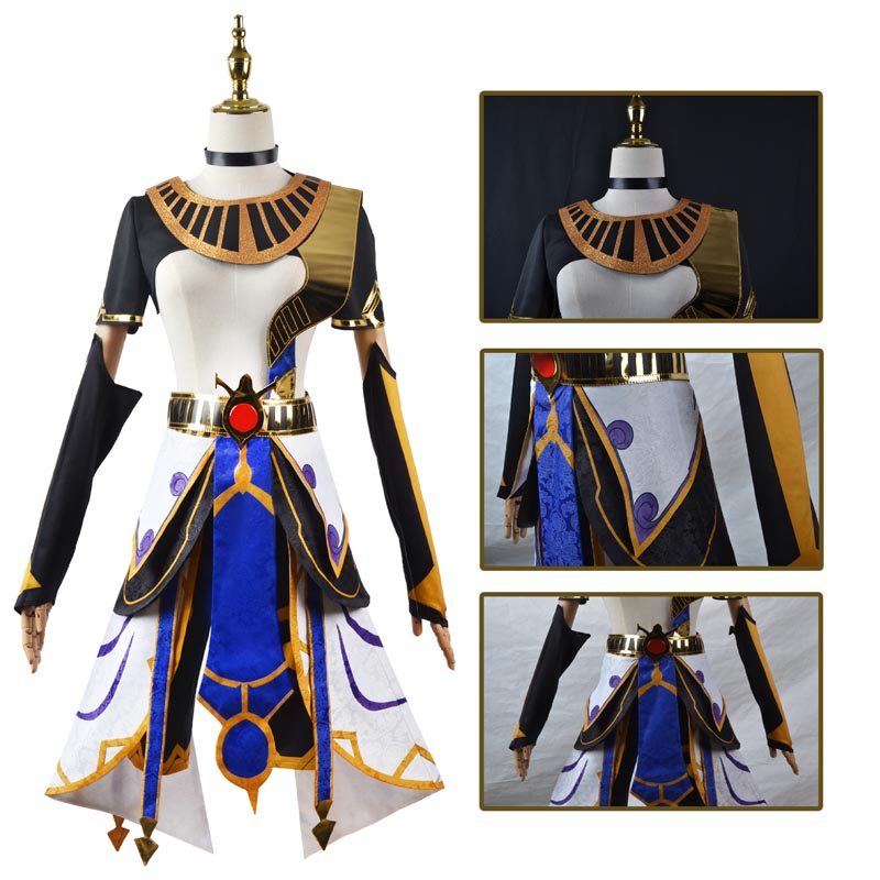 Genshin Impact Cosplay General Mahamatra Cyno Cosplay Costume With Wigs and Hat Set Halloween Costume