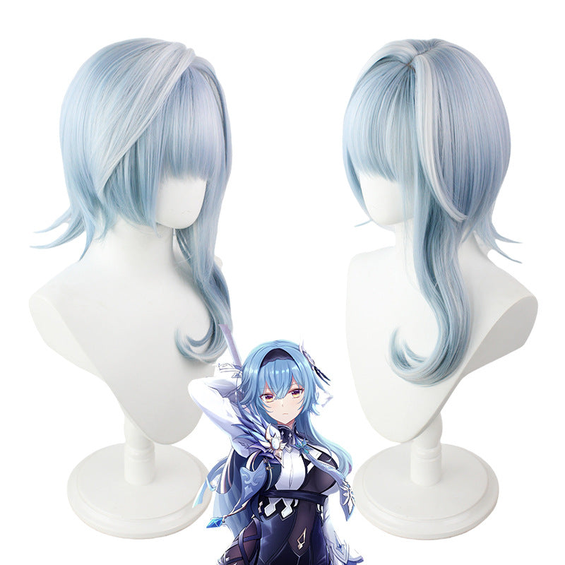 Genshin Impact Cosplay Eula Cosplay Wigs Costume Accessories