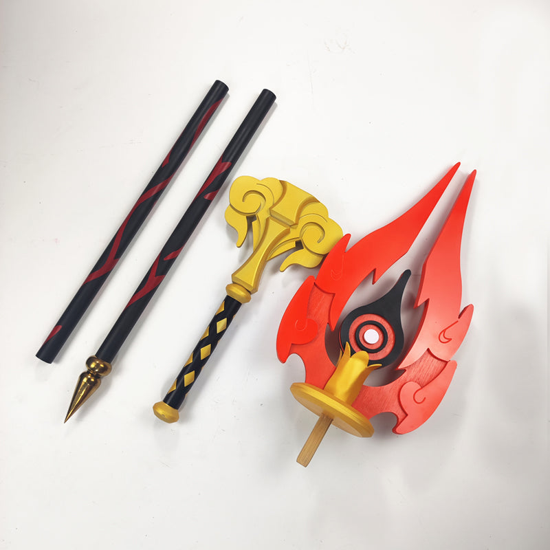 Genshin Impact Cosplay Hu Tao Cosplay Props Polearm Staff of Homa Cosplay Weapon