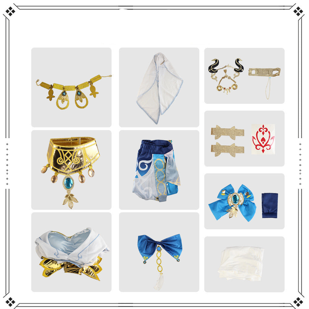 Genshin Impact Cosplay Nilou Cosplay Costume Dress Halloween Costume New Version