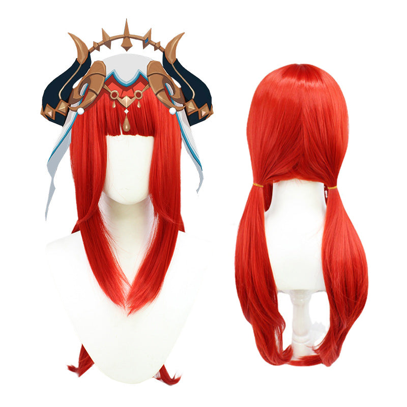 Genshin Impact Cosplay Nilou Cosplay Costume With Wigs and Headwear Set Halloween Costume Set