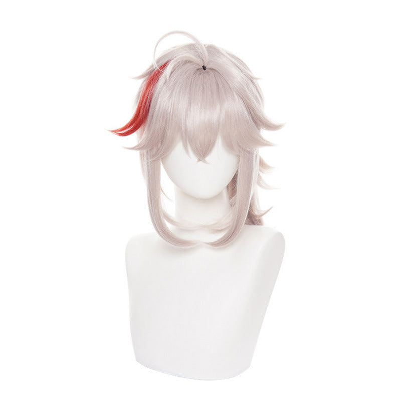 Genshin Impact Costume Kaedehara Kazuha Cosplay Wigs  Costume Accessories
